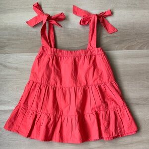 American Eagle - NWOT Bow Tie Strap Ruffle Tank Top